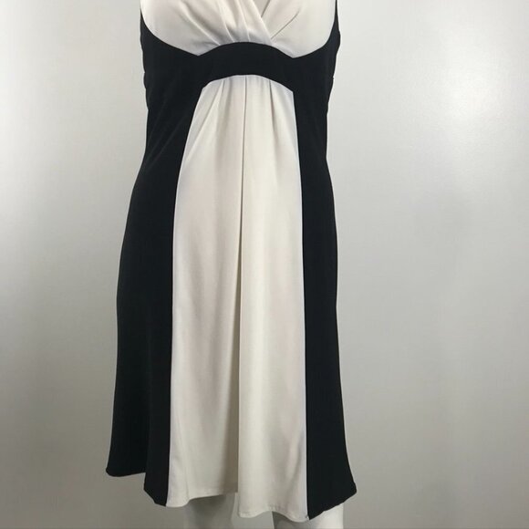 Frank Lyman White & Black Halter Dress - Picture 6 of 6